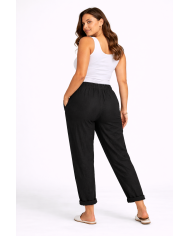 Παντελόνι με Λάστιχο στη Μέση και Πλαϊνές Τσέπες