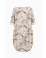 Φόρεμα Floral  με Διακριτικό Animal Print