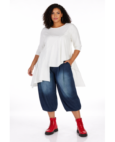 Μπλούζα Ασύμμετρη Με Μακριά Μανίκια