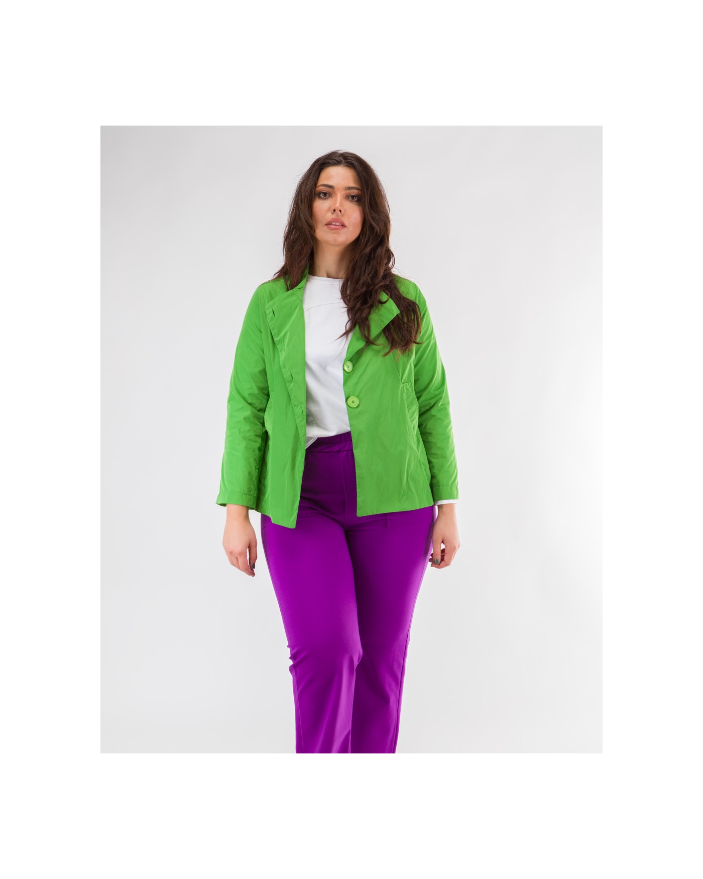 Minimal Jacket με Διακοσμητικά Κουμπιά