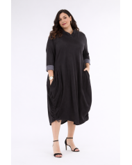 Φόρεμα Υφασμάτινο Με Μεταλλικό Νήμα