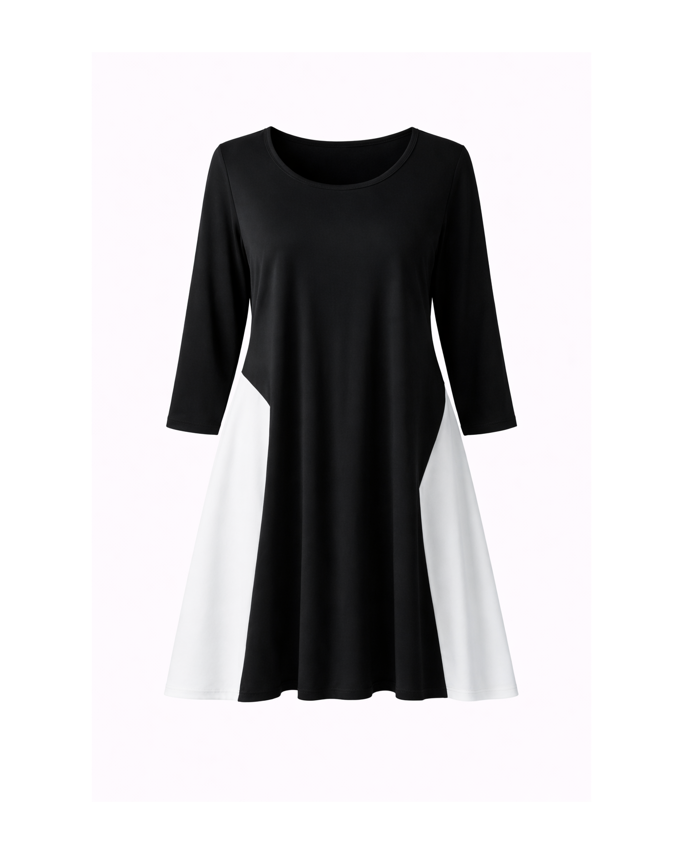 Ασύμμετρη Δίχρωμη Tunic με Αέρινη Κίνηση