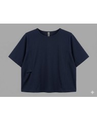 Minimal Boho Μπλούζα με Χαλαρή Κίνηση