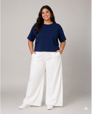 Minimal Boho Μπλούζα με Χαλαρή Κίνηση