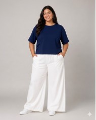 Minimal Boho Μπλούζα με Χαλαρή Κίνηση