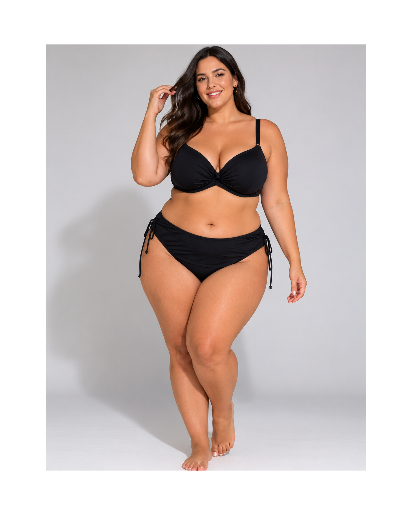 Bikini Slip Γυναικείο Φαρδύ με Κορδόνι