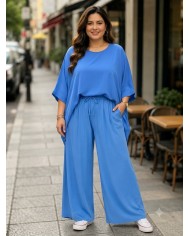 Oversized Μπλούζα με Αέρινη Γραμμή & Extra Άνεση