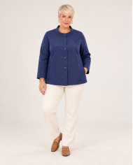 Minimal Jacket με Διακοσμητικά Κουμπιά